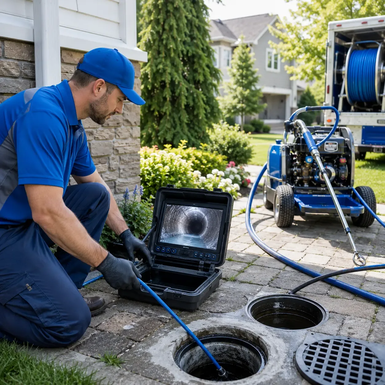 Outdoor drain cleaning professionals serving Michigantown, IN